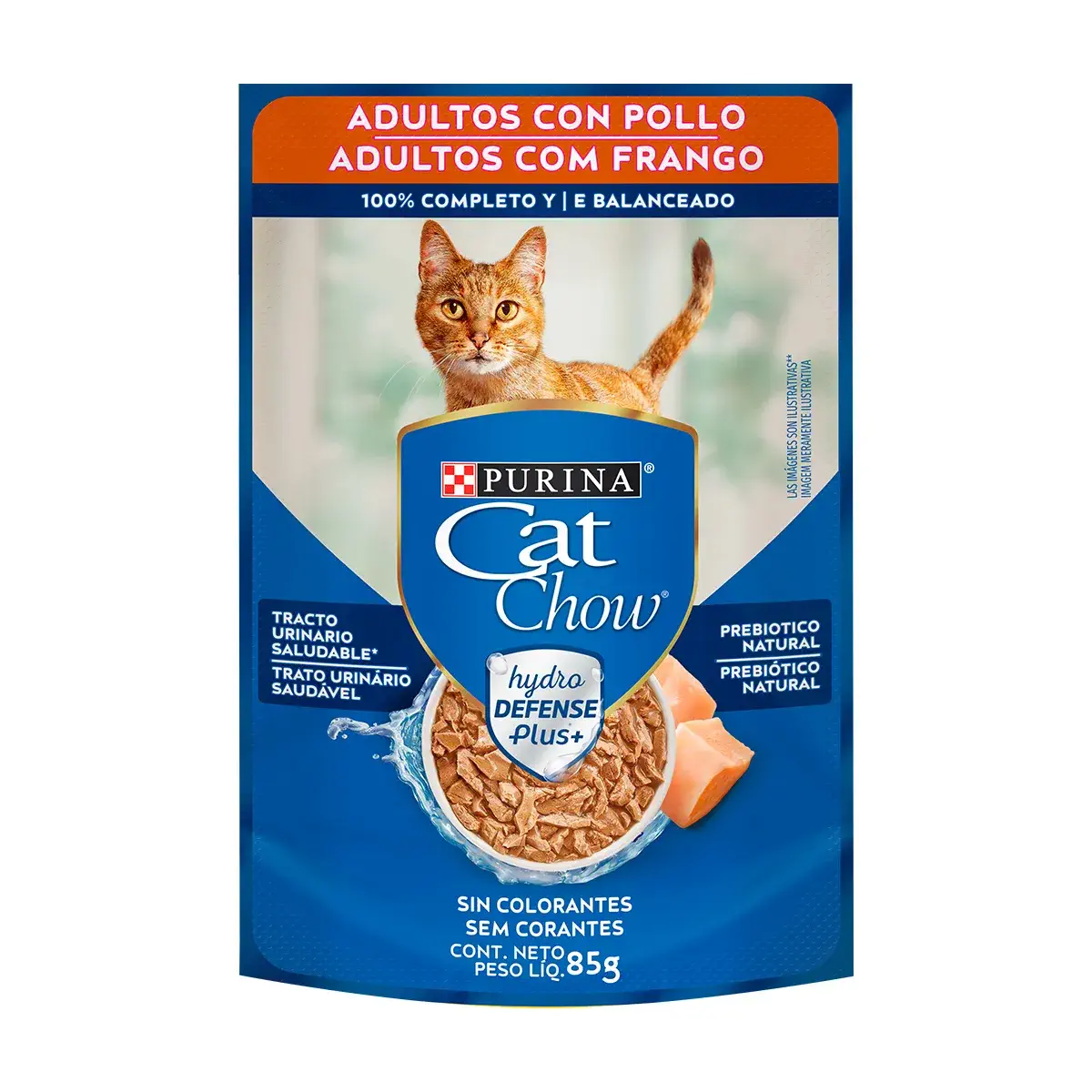 Cat Chow Pouch Adulto Pollo 85 g