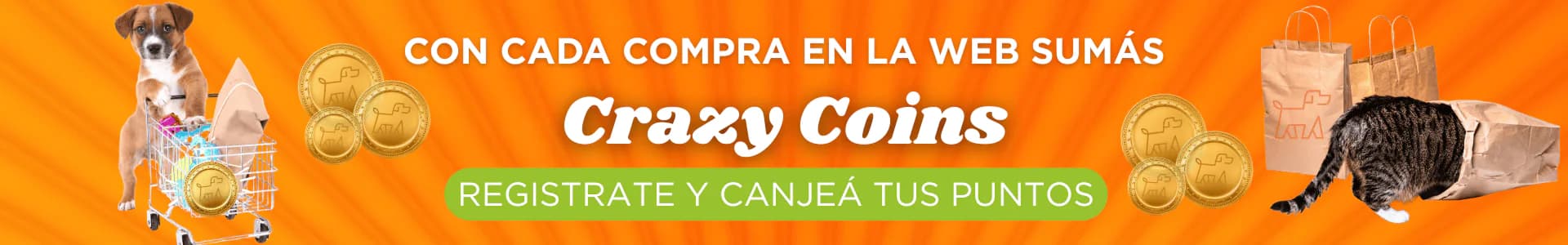 Crazy Coins, beneficios de Crazy Pet