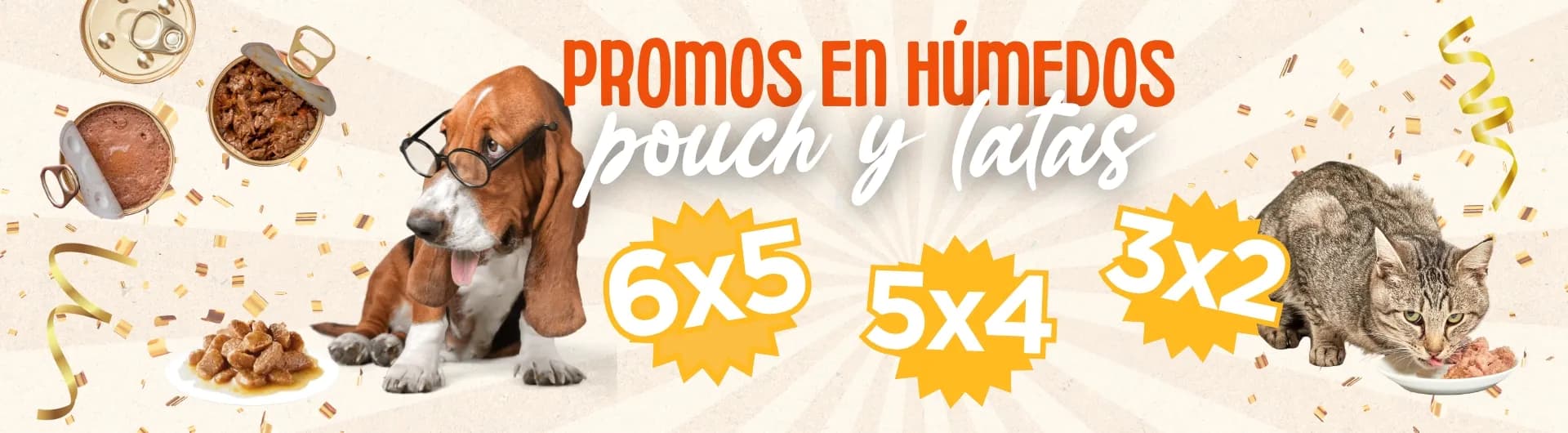 Promociones en alimentos húmedos, pouch y latas